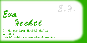 eva hechtl business card